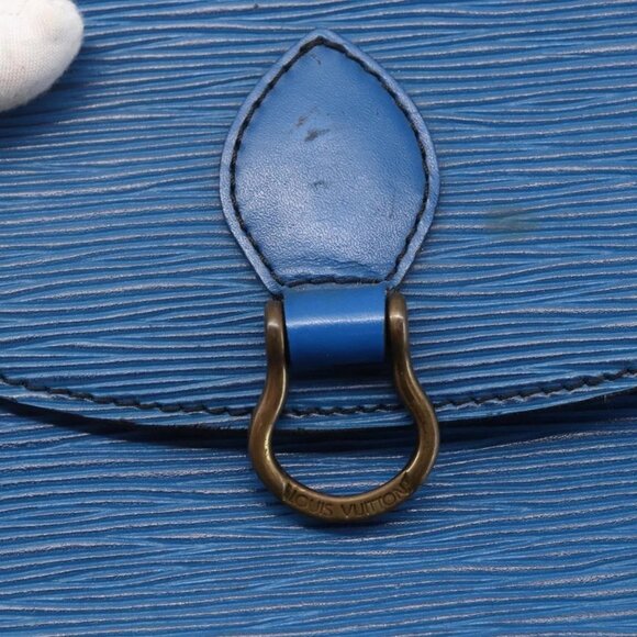 LOUIS VUITTON Epi Saint Cloud PM Shoulder Bag Blue - Picture 10 of 15